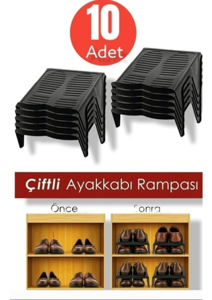 Ayakkabı Rampası Çiftli 10 Adet