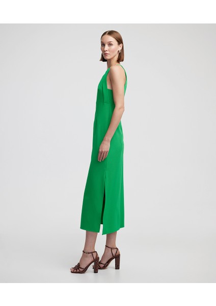 Halter Yaka Midi Elbise IS1250002502070 modelleri