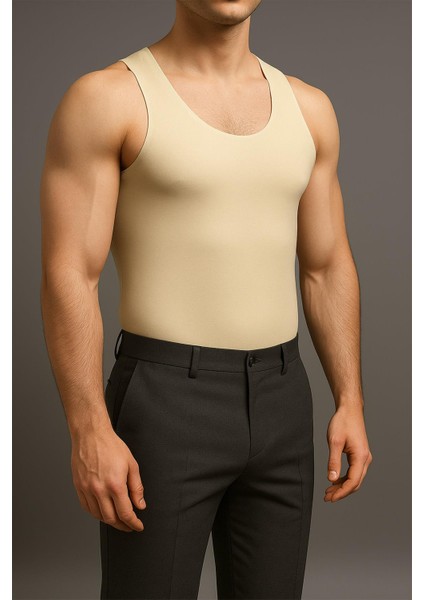 Erkek Dikişsiz Ten Rengi Atlet – Modal Karışımlı Görünmez Atlet 516