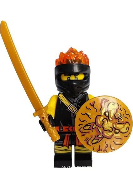Uzun Ninja Uzay Savaşçısı Süper Kahraman Askeri Şekil Yapı Taşı Montaj Oyuncak (Yurt Dışından)
