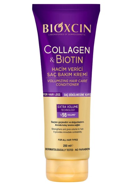Collagen Biotin Hacim Verici Saç Bakım Kremi 250 ml