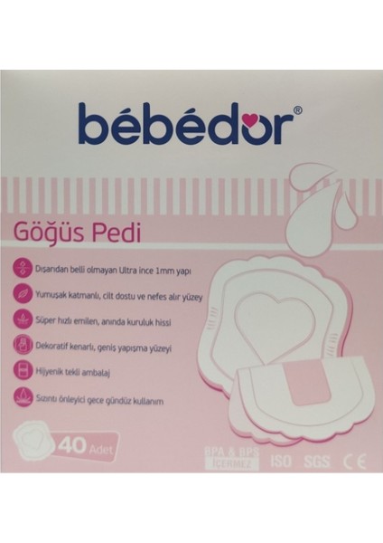 Göğüs Pedi 40 Adet