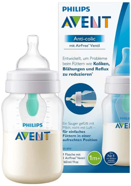 Anti Kolik Biberon 1 ay+ 260 ml