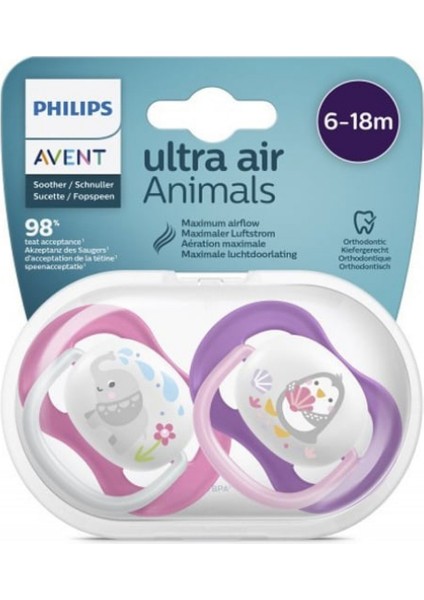 Ultra Air Animals Emzik Kız 6-18 2 li