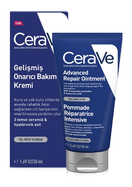Gelişmiş Onarıcı Bakım Kremi 50 ML- Kuru ve Çok Kuru Ciltler İçin