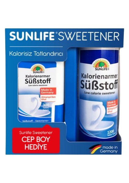 Sweetener 1200 Tablet + 300 Tablet Hediye