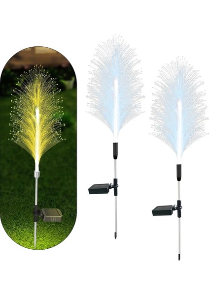 Solar Ledli 7 Renk Değiştiren Bahçe Dekorasyon Aydınlatma 2li Paket (4172)