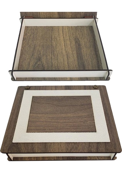 Ahşap Derili Kutu - FKU9929-1098