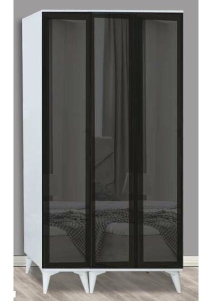 Delüx 3 Kapılı Beyaz Dolap