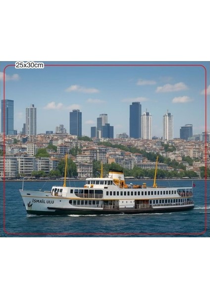 Vapur Resimli 25X30 Mouse Pad