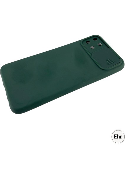 Realme C11 Uyumlu Kamera Sürgülü Mat Silikon Kılıf fırsatları
