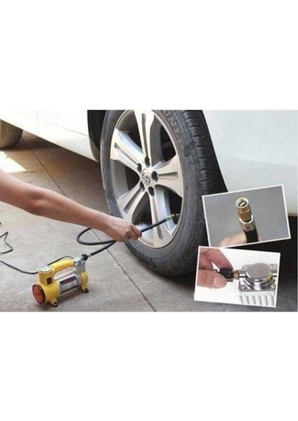 Metal Gövdeli ve Işıklı Mini Araç Hava Kompresörü (4767) - FKU9188-6889 modelleri