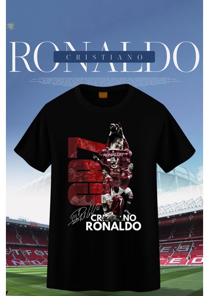 Forma Cr7 Ronaldo Poster Baskılı Unisex T-Shirt/tişört - Tüm Yaş Grupları