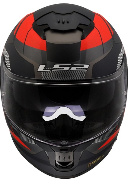 Stream 2 Road Mat Siyah-Tıtanıum-Kırmızı Kask fiyatları