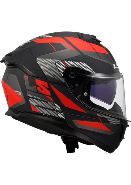 Stream 2 Road Mat Siyah-Tıtanıum-Kırmızı Kask modelleri