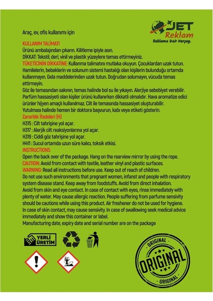 Jethızında 5'li Set Neşet Ertaş [tatlı Dile Güler Yüze Doyulurmu] Oto Kokusu