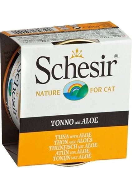 Schesir Ton Balıklı ve Aloeveralı Jöleli Konserve Kedi Maması 85 gr