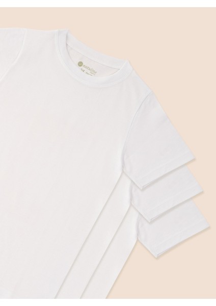 Erkek Çocuk Organik Pamuk Penye T-Shirt 2'li Paket