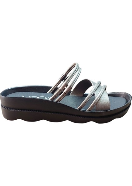 1707 Platin Cilt Comfort Casual Anatomik Günlük Rahat Terlik fırsatları