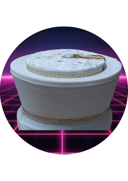 Beyaz Fes ,sarı Püskül Sarık,imam Sarığı,takke,cübbe,düz Sarıkcami Malzemeleri (S044) fiyatları