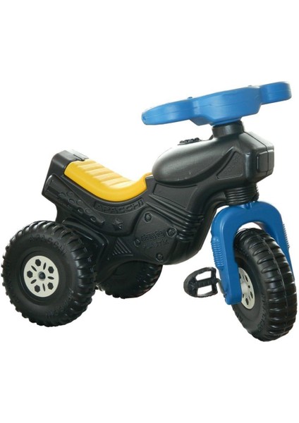 Apacchi Plastik Üç Teker Çocuk Bisikleti Üç Tekerlekli Bisiklet Motor Ilk Bisikletim