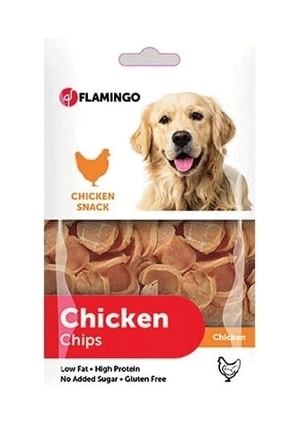 Flamingo Hapki Tavuk Cips Köpek Ödül Maması 85 gr