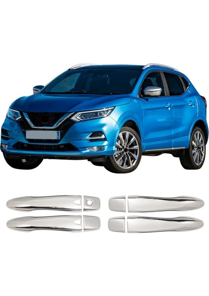 Nissan Qashqai 2014 Üzeri Krom Kapı Kolu 4 Kapı Paslanmaz Çelik fiyatları