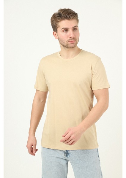 Siyah Beyaz Lacivert Gri Taş Regular Fit %100 Pamuklu Basic Erkek Tişört 5 Li Paket fırsatları