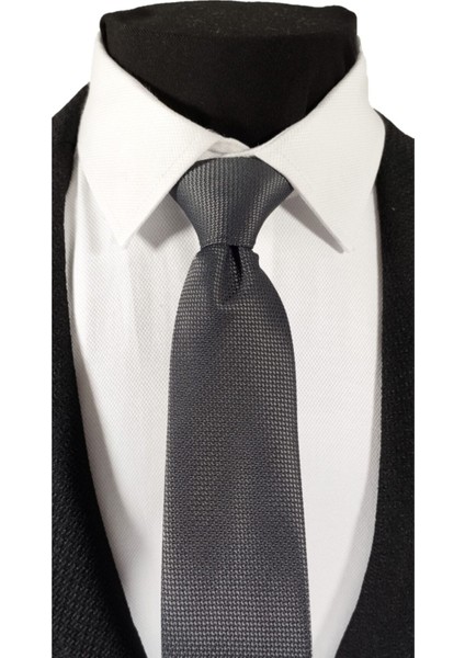 Füme Renk Armürlü Kravat Mendil Seti fiyatları