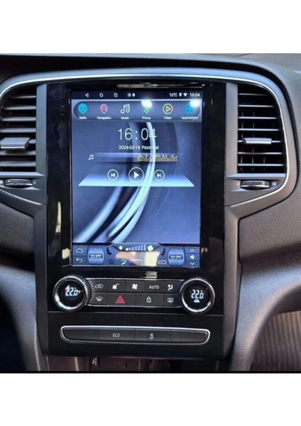 Renault Megane 4uyumlu Tesla Ekran 8gb Ram 128gb Hafıza Klima Gösterge Panelli Geri Görüş Kamera Hediyeli