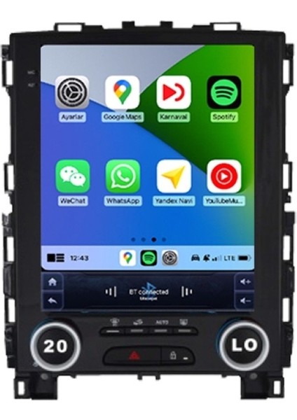 Renault Megane 4uyumlu Tesla Ekran 8gb Ram 128gb Hafıza Klima Gösterge Panelli Geri Görüş Kamera Hediyeli modelleri