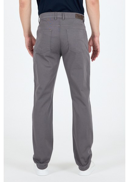 Erkek Regular Fit Gabardin %98 Pamuk %2 Elastan Rahat Günlük Klasik Düz Kesim Pantolon 1162