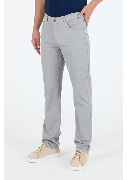Erkek Regular Fit Gabardin %98 Pamuk %2 Elastan Rahat Günlük Klasik Düz Kesim Pantolon 1162