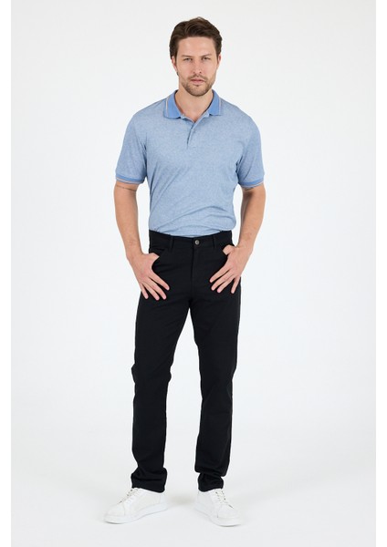 Erkek Regular Fit Gabardin %98 Pamuk %2 Elastan Rahat Günlük Klasik Düz Kesim Pantolon 1162