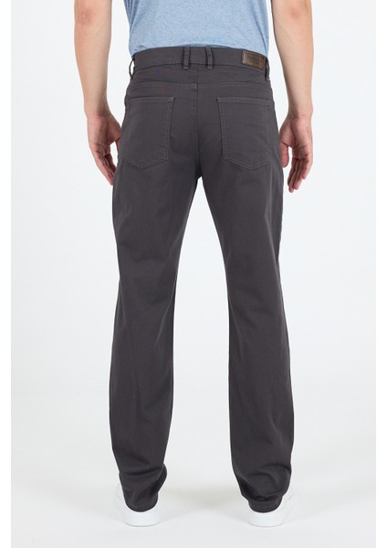 Erkek Regular Fit Gabardin %98 Pamuk %2 Elastan Rahat Günlük Klasik Düz Kesim Pantolon 1162