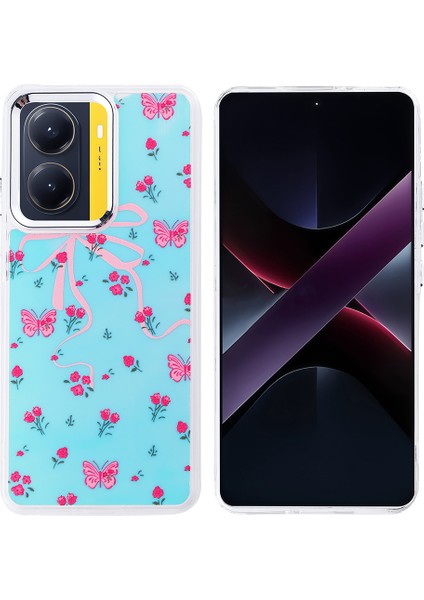 Xiaomi Poco X7 Pro Kılıf Hadra Lüx Desenli Kapak