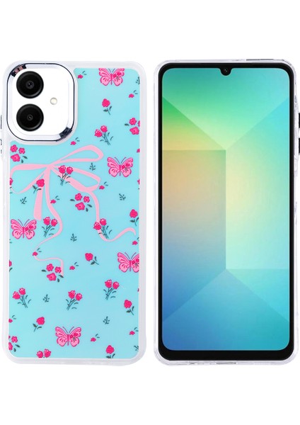 Samsung Galaxy A06 Kılıf Hadra Lüx Desenli Kapak