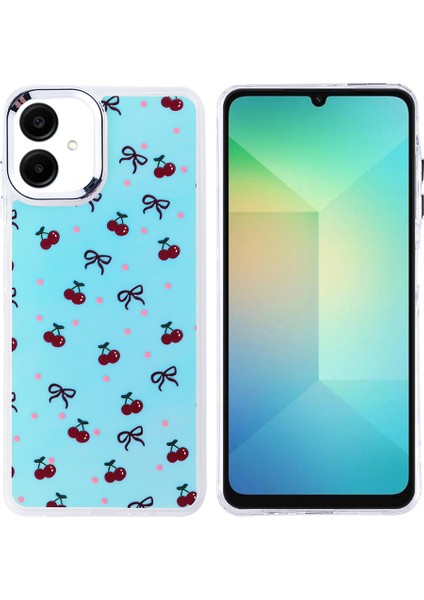 Samsung Galaxy A06 Kılıf Hadra Lüx Desenli Kapak