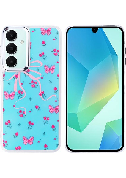 Samsung Galaxy A16 Kılıf Hadra Lüx Desenli Kapak