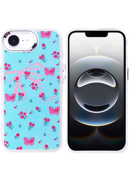 iPhone 16E Kılıf Hadra Lüx Desenli Kapak