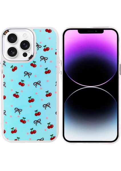iPhone 14 Pro Max Kılıf Hadra Lüx Desenli Kapak