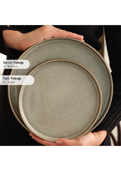 Earth Collection Skal 55 Parça 12 Kişilik Yemek Takımı