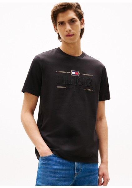 Erkek Icon Hılfiger Tee T-Shirt MW0MW39585