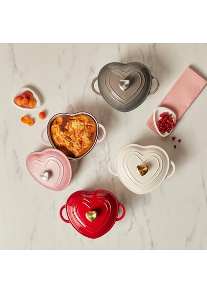 Love Demir Döküm Emayeli Tencere Pink 1,9 Lt indirimleri