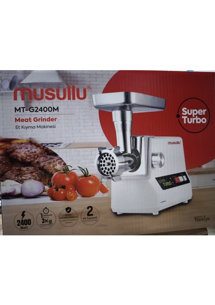 MT-G2400M Et Kıyma Makinesi 2400 Watt