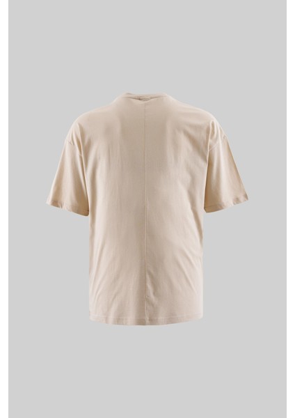 Erkek Basic Super Pamuklu Oversize Tereyağı Tişört fiyatları