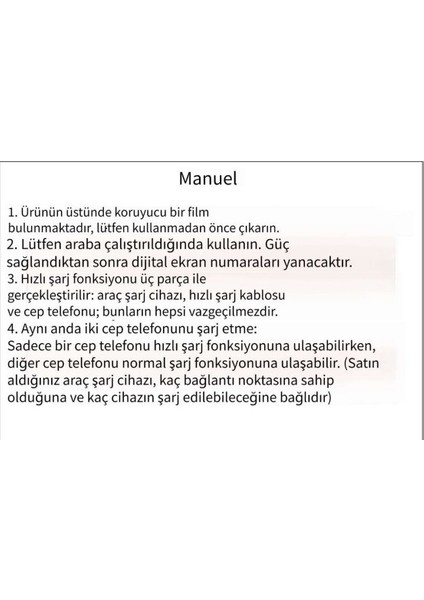 Araç Şarj Cihazı 6 Portlu | 2pd + 4usb, Hızlı Şarj, Tip-C, Dijital Ekran