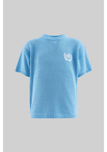 Mchnst Knıt College Style Tee Baby Blue modelleri