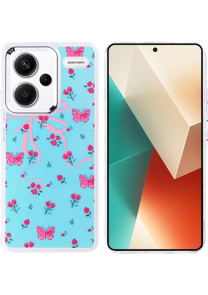 Xiaomi Redmi Note 13 Pro Plus Kılıf Hadra Figürlü Silikon Kelebek