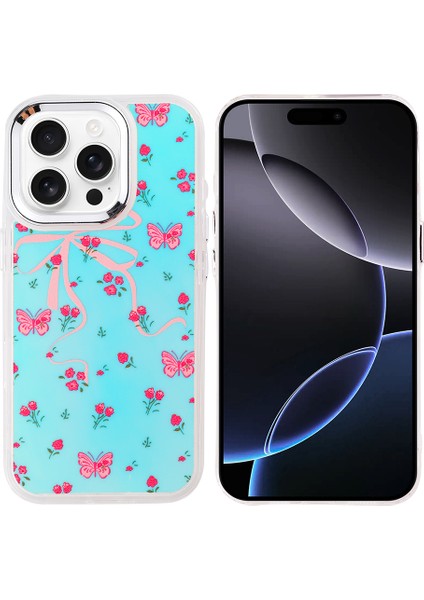 Iphone 16 Pro Max Kılıf Hadra Figürlü Silikon Kelebek